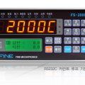 韓國(guó)fine FS-2000C喂料機(jī)稱重顯示表 稱重控制儀表 