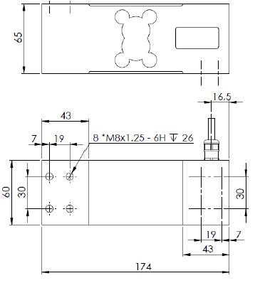 B6G-C3-200kg-3G6稱(chēng)重傳感器