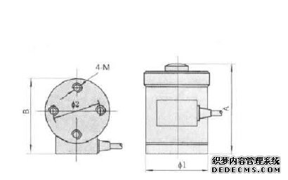 美國sensolink稱重傳感器 SLCX產(chǎn)品尺寸